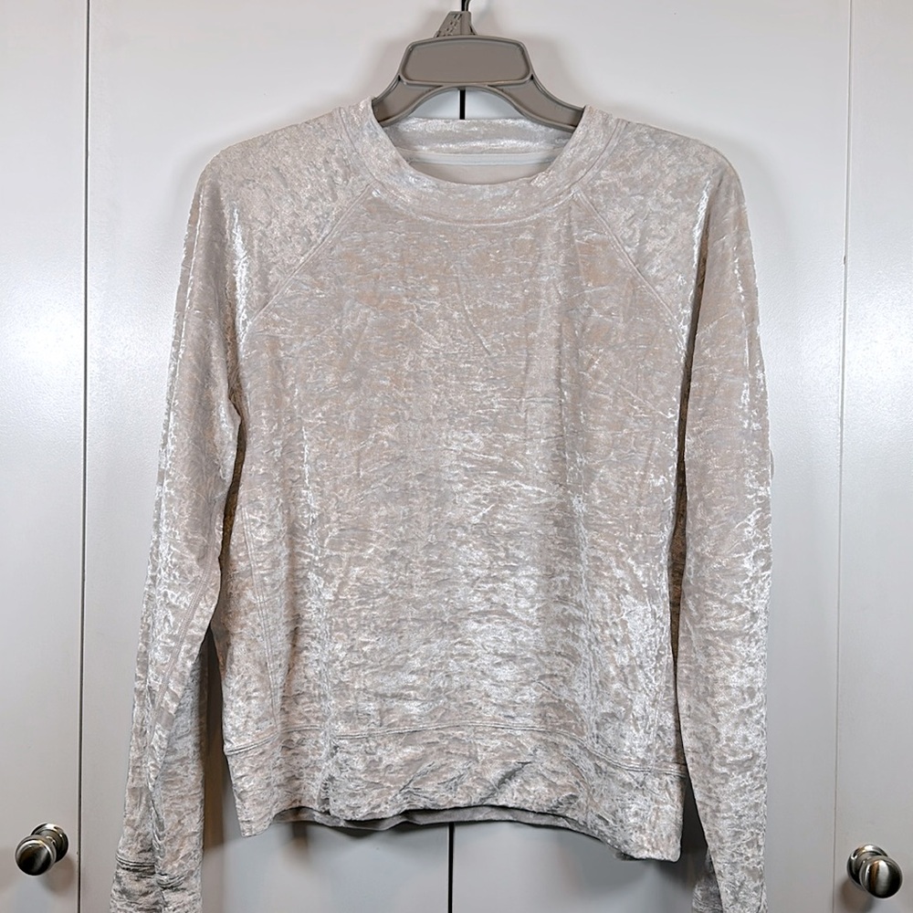 Lululemon Warm Down Crew *Crushed Velvet Size 8